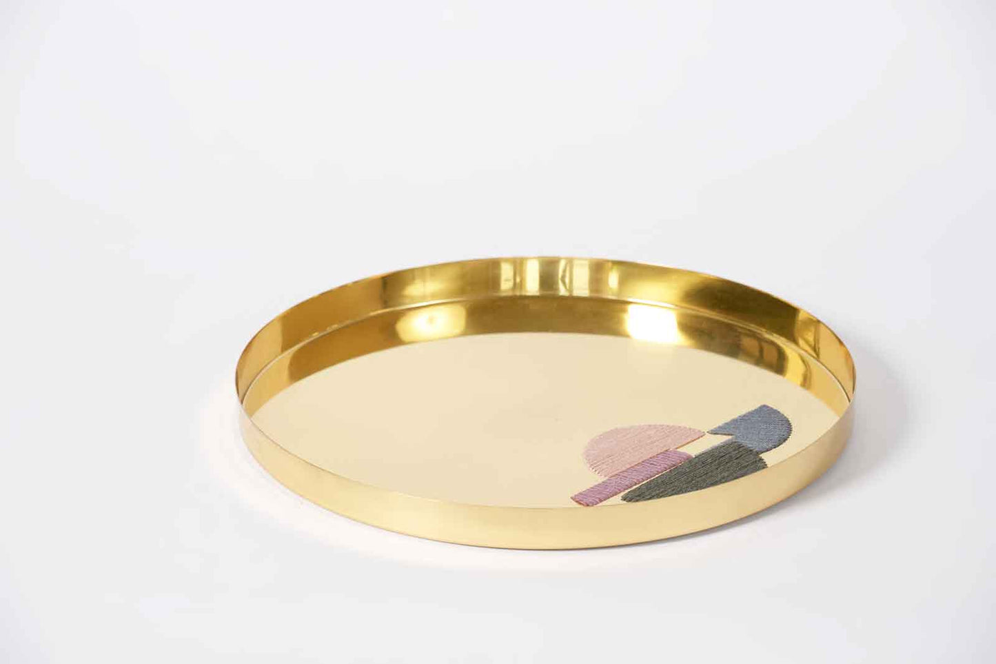 Brass Round Tray - 35 cm