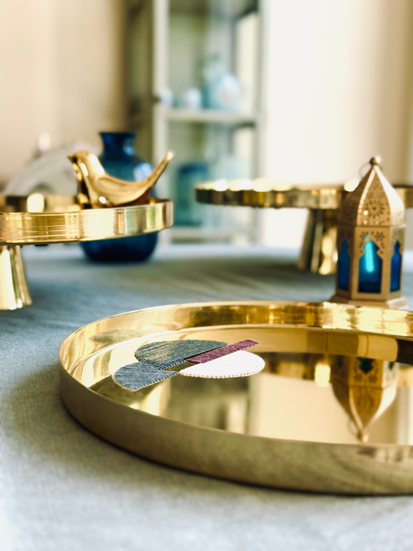 Brass Round Tray - 35 cm