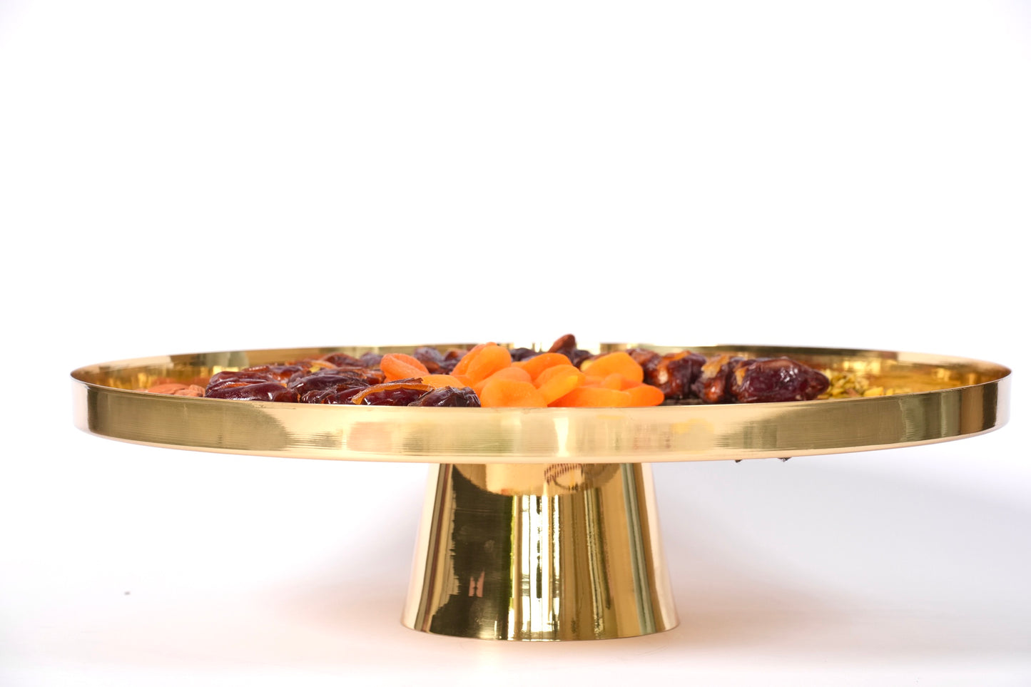 Brass Serving Tray - with base 35 cm