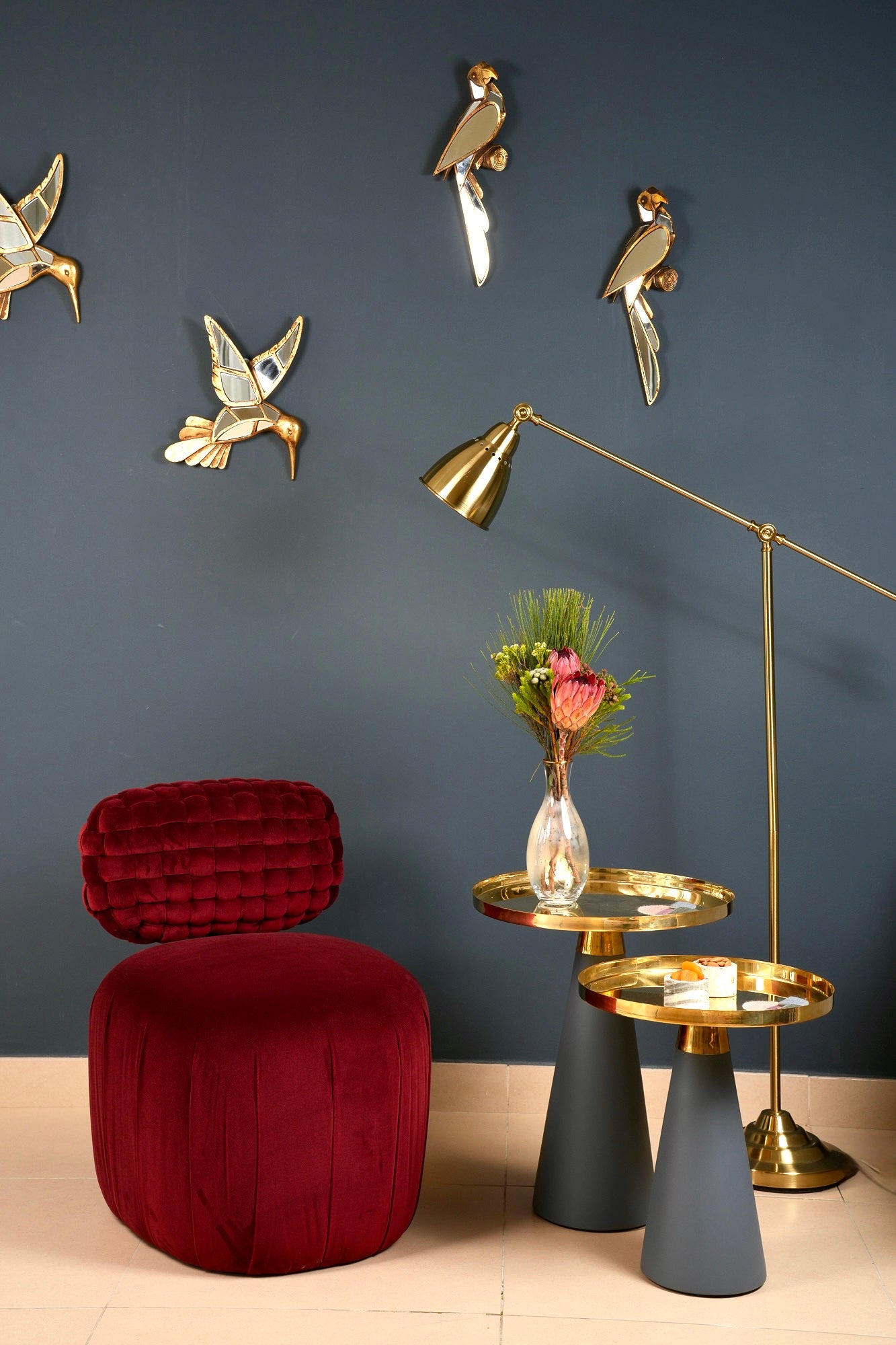 Cascade Velvet - Red